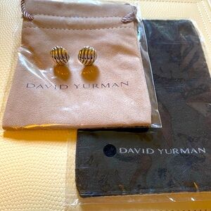 David Yurman Sculpted Cable Stud Earrings
Sterling Silver, 14mm